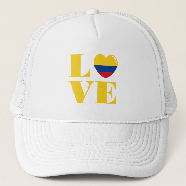 Casquette J'aime la Colombie (Devant)