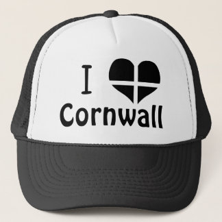 Casquette J'aime la conception de coeur de drapeau de St