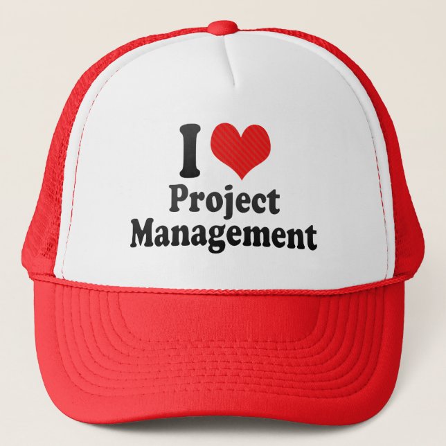Casquette J'aime la gestion des projets (Devant)