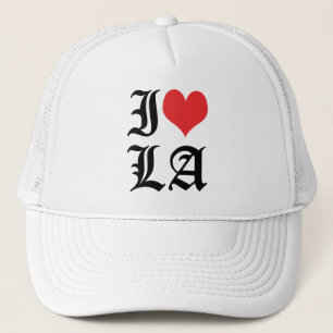 Casquette J'aime la LA de coeur de la LA/I/casquette de Los