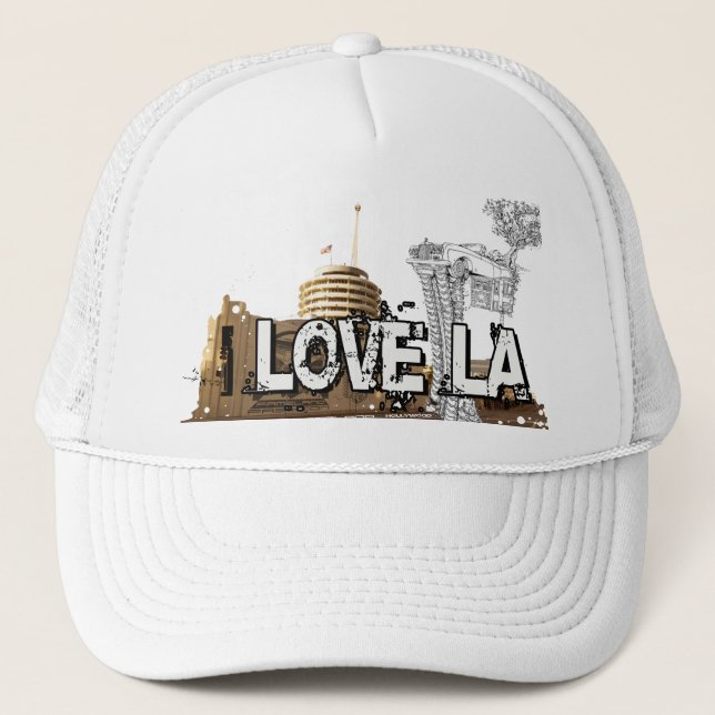 Casquette J'aime la LA - l'art #1 de Los Angeles (Devant)