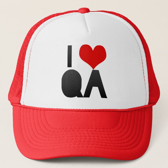 Casquette J'aime la QA (Devant)