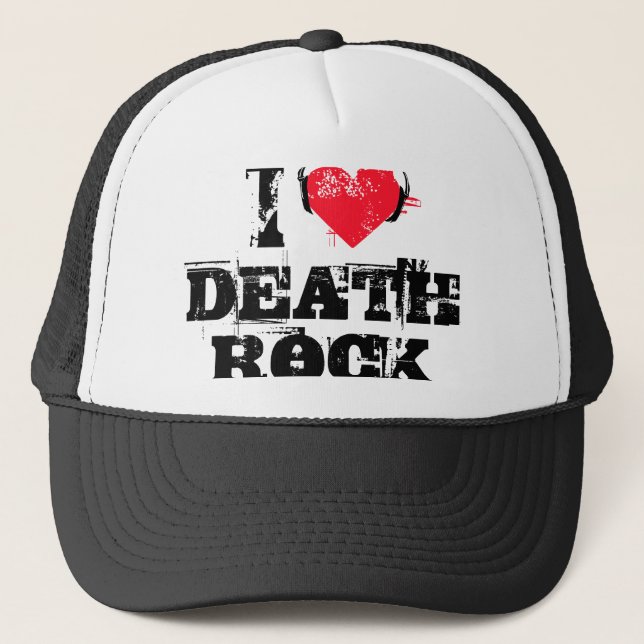 Casquette J'aime la roche de la mort (Devant)