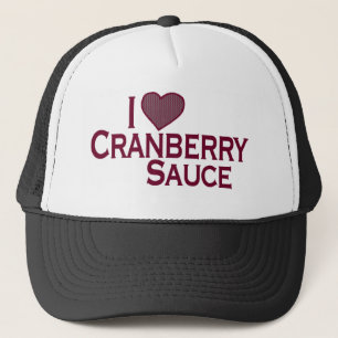 Casquette J'aime la sauce à la canneberge