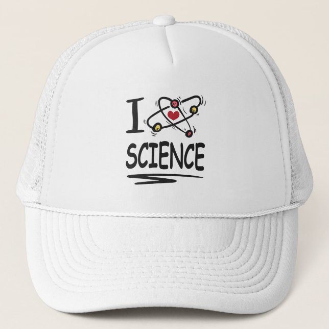 Casquette J'aime la science (Devant)
