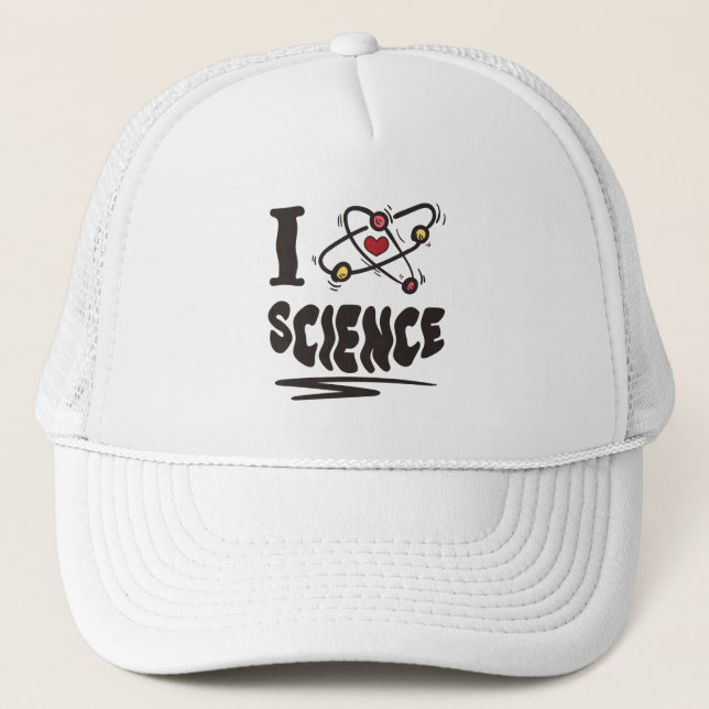 Casquette J'aime la science (Devant)
