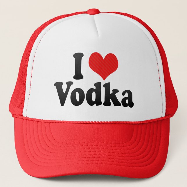 Casquette J'aime la vodka (Devant)