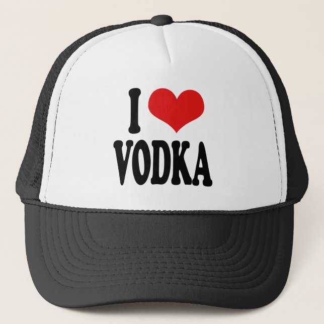 Casquette J'aime la vodka (Devant)