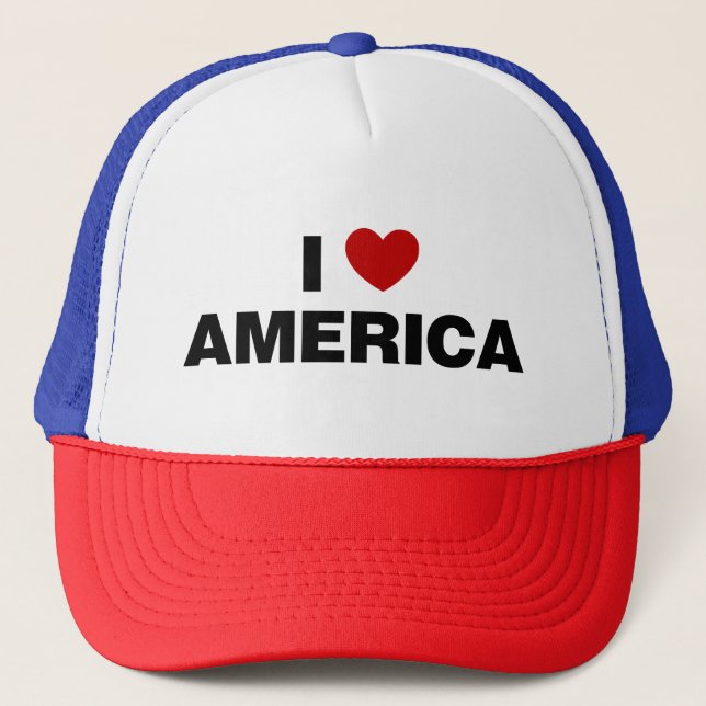 Casquette J'aime l'Amérique (Devant)