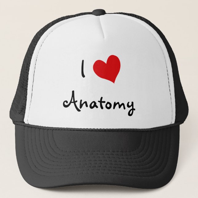Casquette J'aime l'anatomie (Devant)