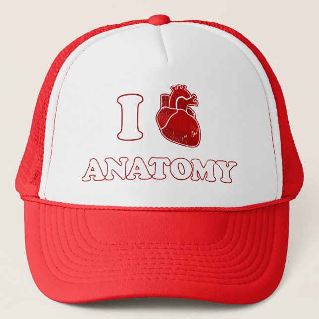 Casquette j'aime l'anatomie (Devant)