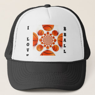 Casquette J'aime le basket-ball avec compassion