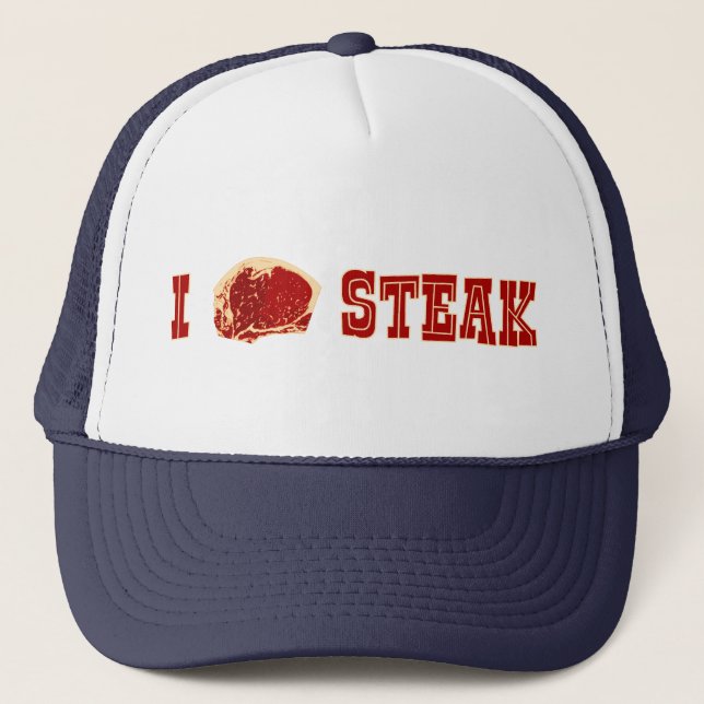 Casquette J'aime le bifteck (Devant)