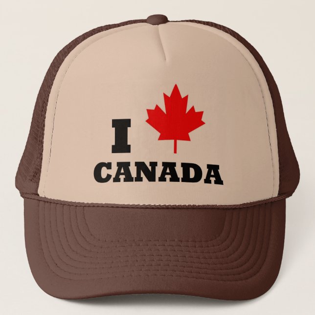 Casquette J'aime le Canada (Devant)