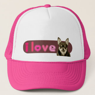 Casquette j'aime le casquette/casquette de chiwawa