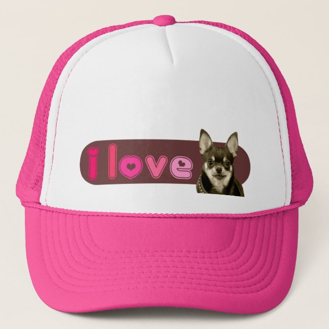 Casquette j'aime le casquette/casquette de chiwawa (Devant)