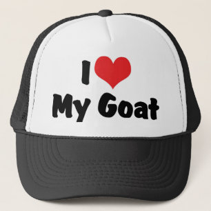 Casquette J'aime le coeur ma chèvre