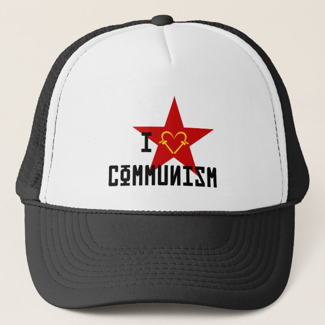 Casquette J'aime le communisme (Devant)