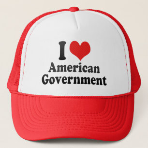Casquette J'aime le gouvernement américain