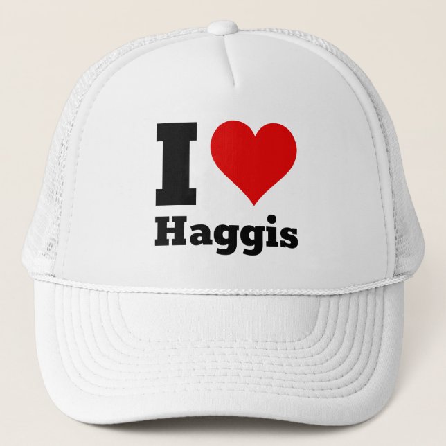 Casquette J'aime le haggis (Devant)