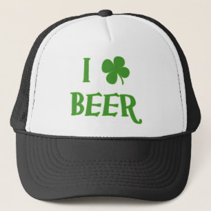 Casquette J'aime le jour de St Patrick de bière