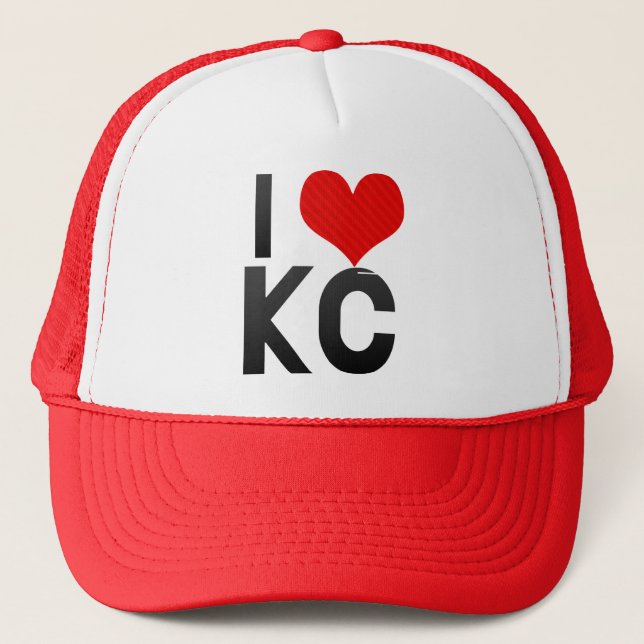Casquette J'aime le kc (Devant)