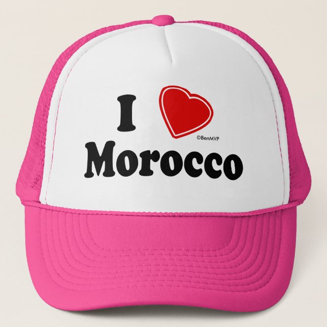 Casquette J'aime le Maroc (Devant)
