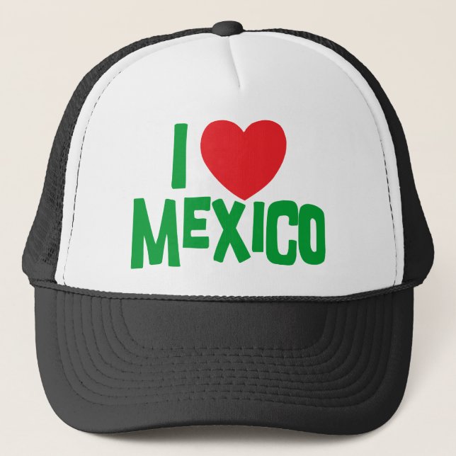 Casquette J'aime le Mexique (Devant)