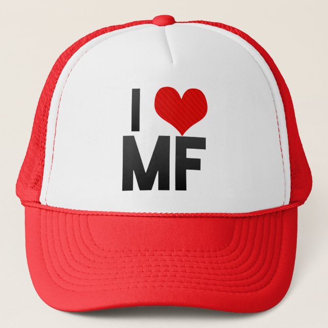 Casquette J'aime le MF (Devant)