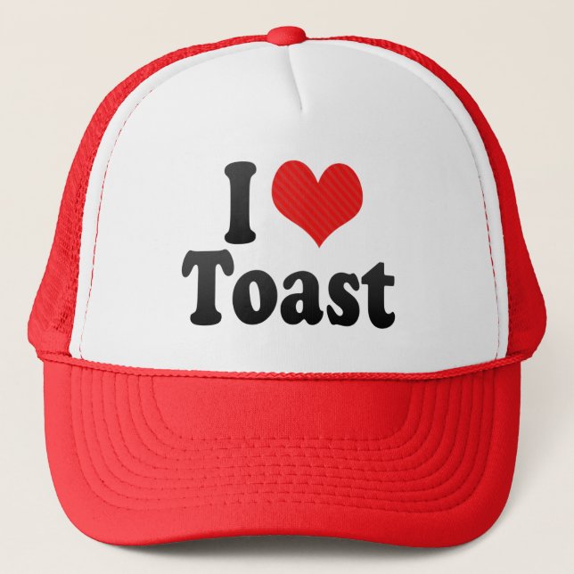 Casquette J'aime le pain grillé (Devant)