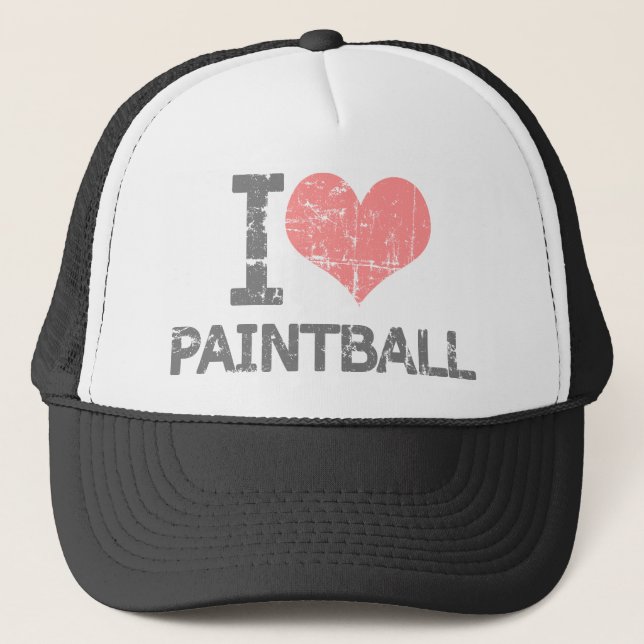 Casquette J'aime le Paintball (Devant)