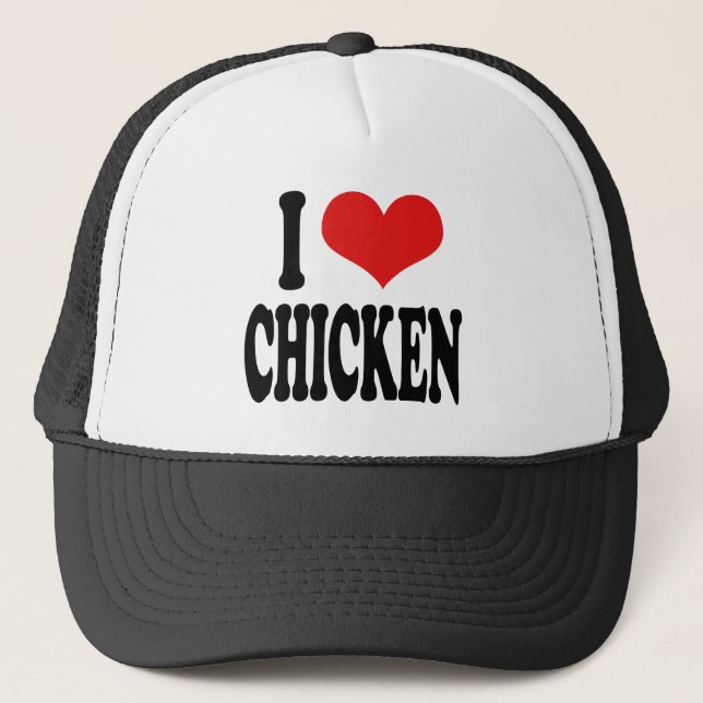 Casquette J'aime le poulet (Devant)