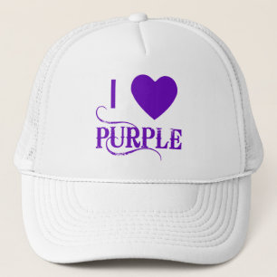 Casquette J'aime le pourpre avec Purple Heart