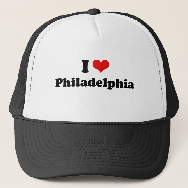 Casquette J'aime le T-shirt de Philadelphie (Devant)