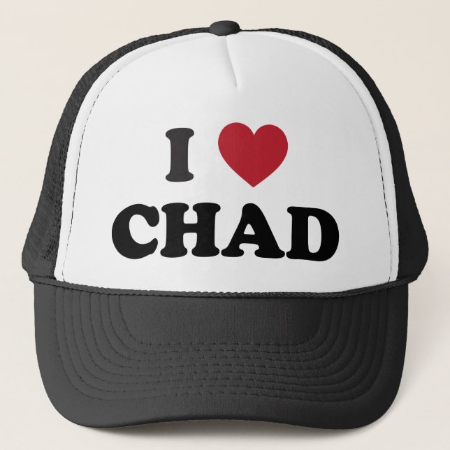 Casquette J'aime le Tchad (Devant)