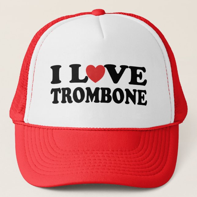 Casquette J'aime le trombone (Devant)