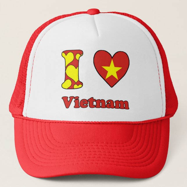 Casquette J'aime le Vietnam (Devant)
