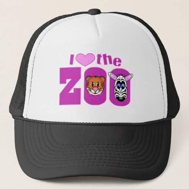 Casquette J'aime le zoo (Devant)