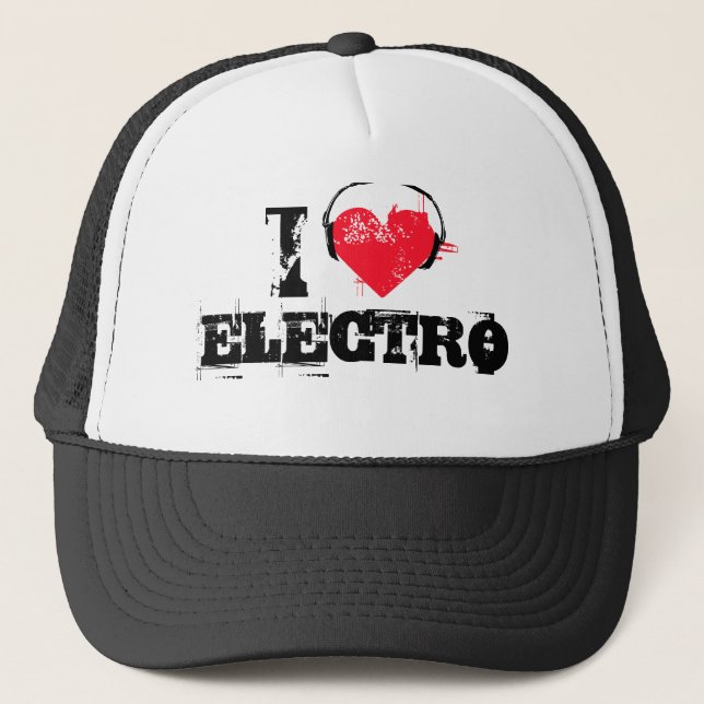 Casquette J'aime l'électro (Devant)