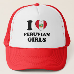 Casquette J'aime les filles péruviennes