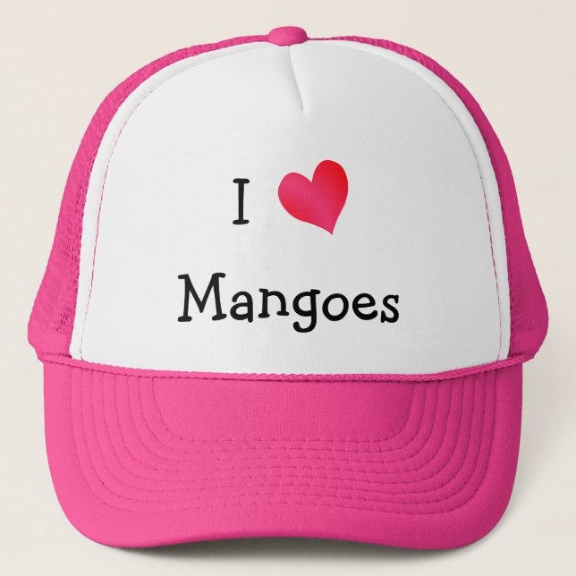Casquette J'aime les mangues (Devant)