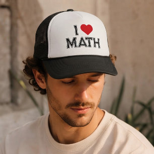 Casquette J'aime les maths vintage rétro maths