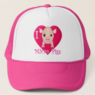 Casquette J'aime les porcs micro