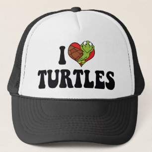 Casquette J'Aime Les Tortues cardiaques