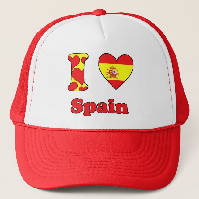 Casquette J'aime l'Espagne (Devant)