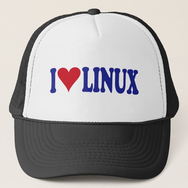 Casquette J'aime Linux (Devant)