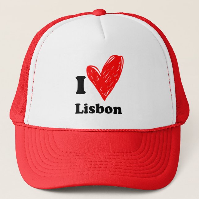 Casquette J'aime Lisbonne (Devant)