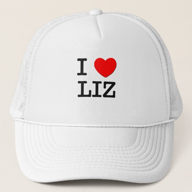 Casquette J'aime Liz (Devant)