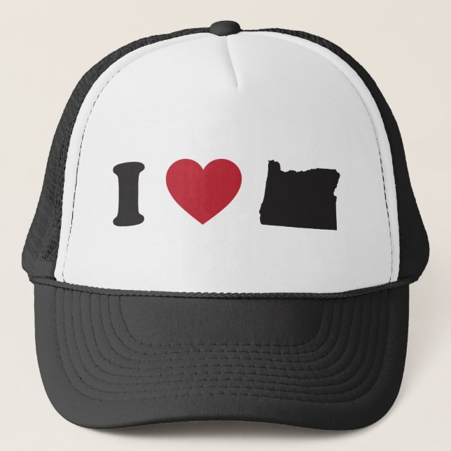 Casquette J'aime l'Orégon (Devant)