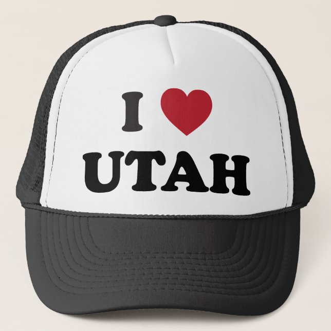 Casquette J'aime l'Utah (Devant)
